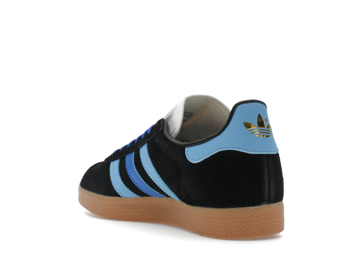 adidas Gazelle Schwarz Hellblau (Damen) - vue secondaire B
