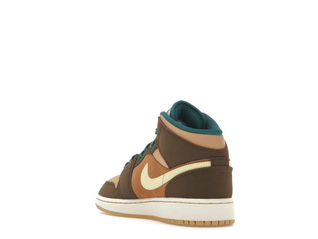 Jordan 1 Mid Cacao Wow (GS) - vue secondaire B