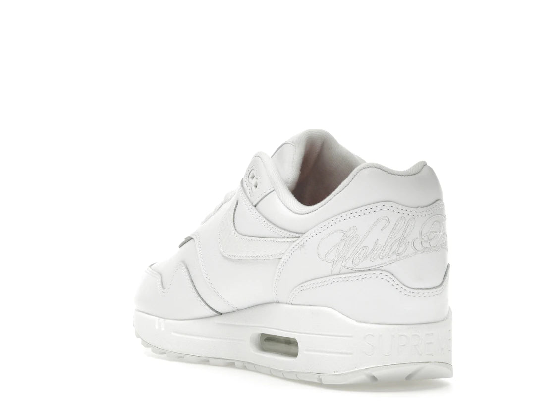 Nike Air Max 1 '87 SP Supreme Triple White - vue secondaire B