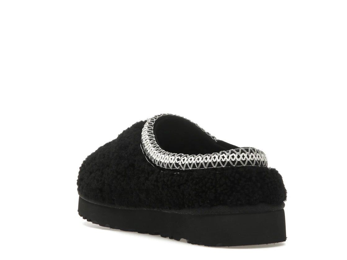 UGG Tasman Maxi Curly Slipper Black (Women's) - vue secondaire B