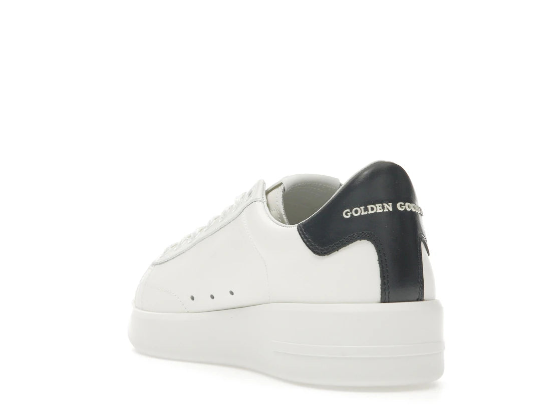 Golden Goose Purestar Weiß Marineblau - vue secondaire B