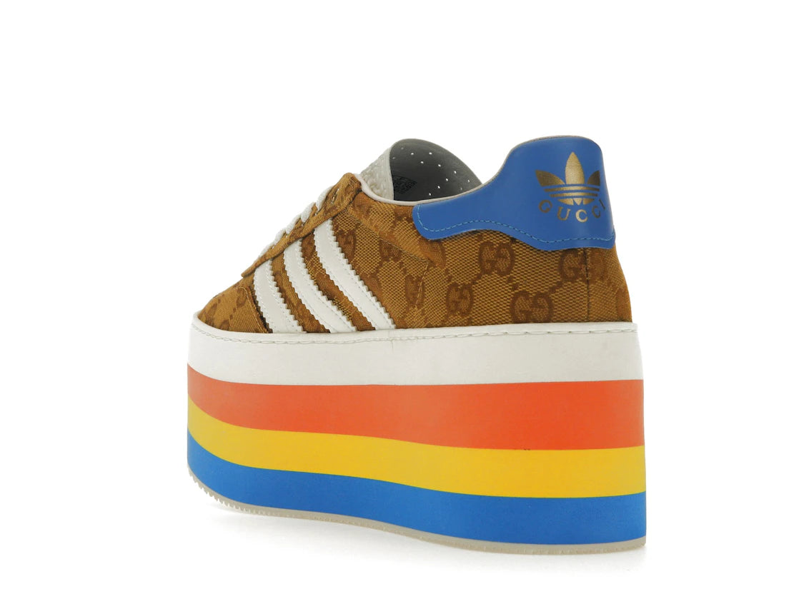 adidas x Gucci Gazelle Original GG Multicolor Platform (Women's) - vue secondaire B