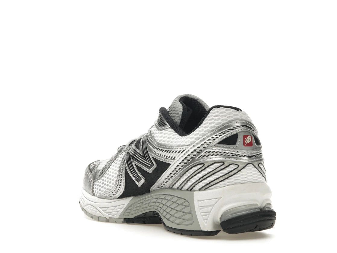 New Balance 860v2 Schwarz Weiß Silber - vue secondaire B