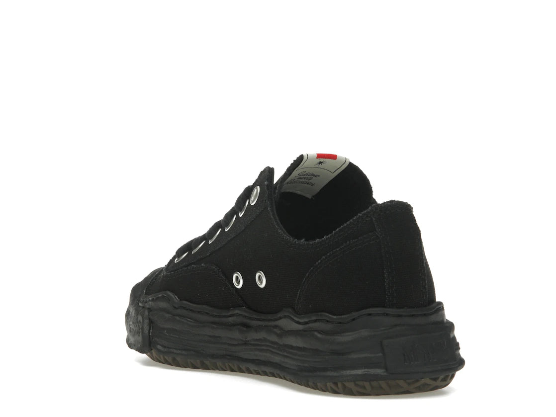 Maison Mihara Yasuhiro Hank OG Sole Canvas Low Black Black - vue secondaire B