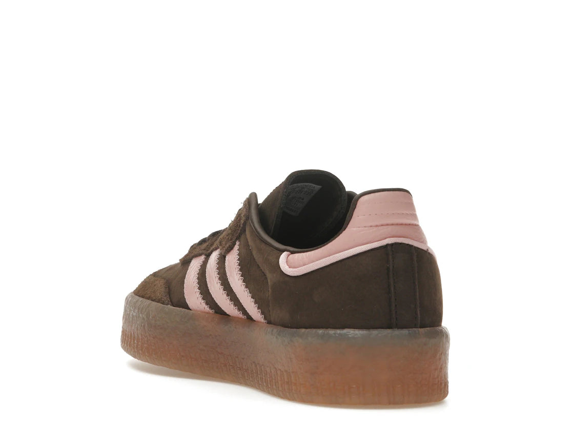 adidas Sambae Dark Brown Wonder Mauve (Women's) - vue secondaire B