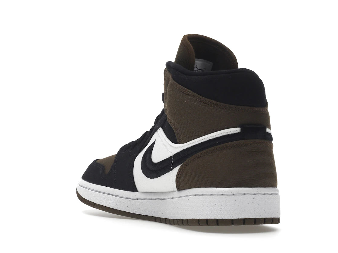 Jordan 1 Mid Olive Toe (Women's) - vue secondaire B