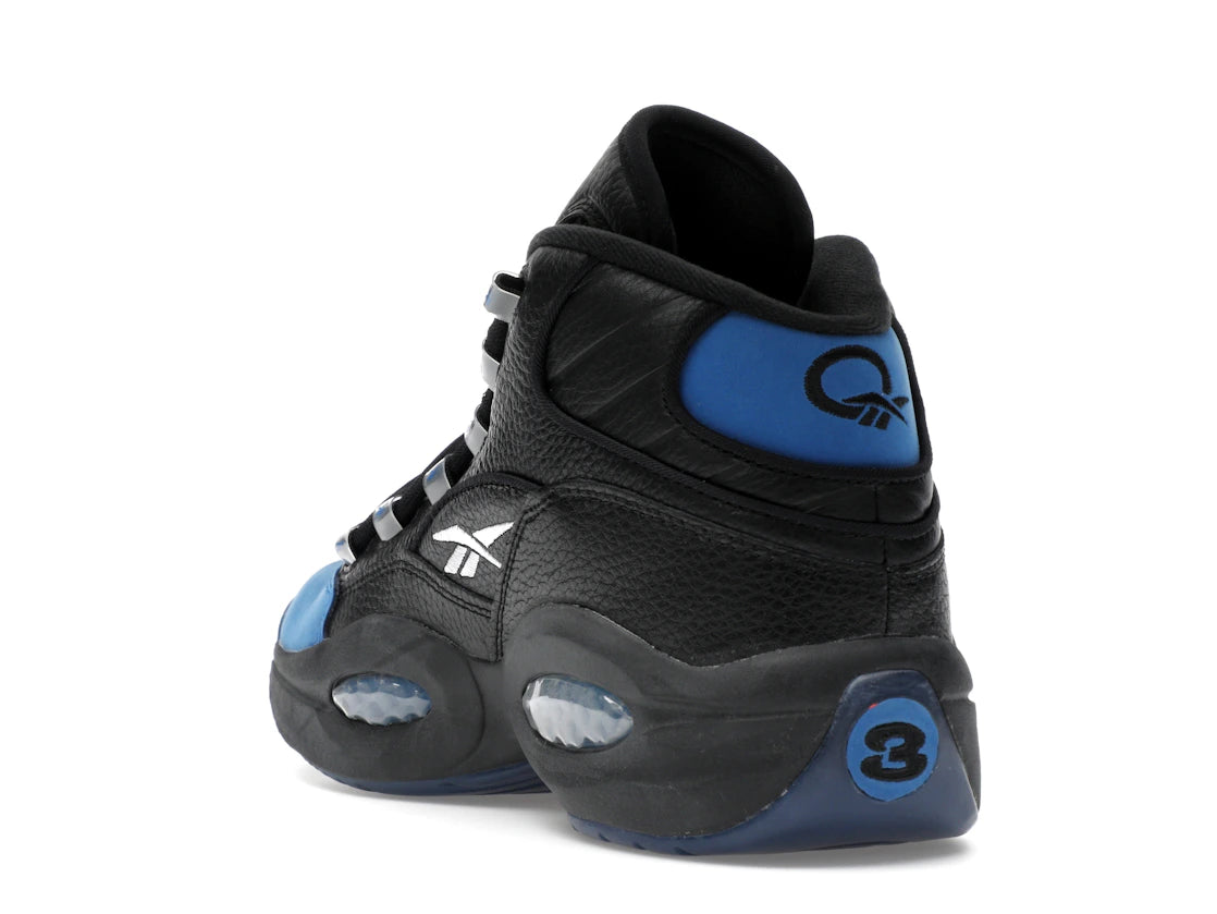 Reebok Question Mid Black and Blue - vue secondaire B