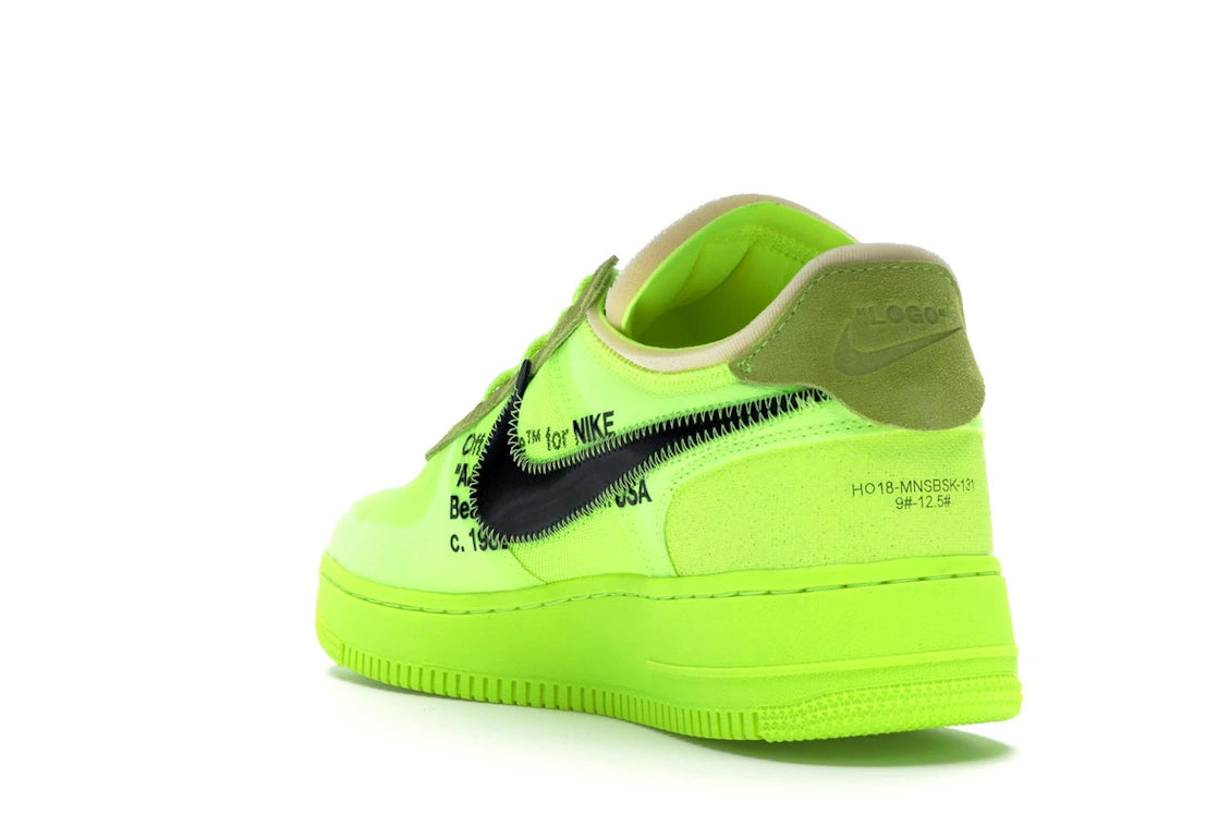 Nike Air Force 1 Low Off-White Volt - vue secondaire B