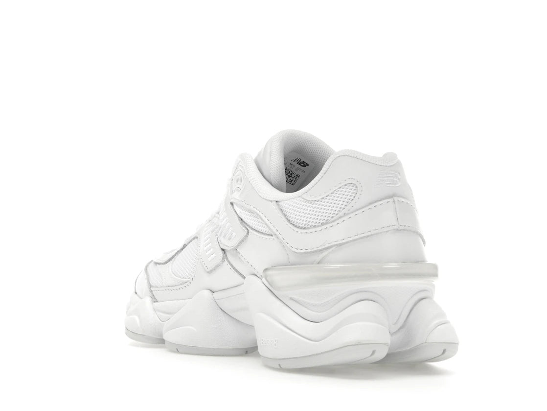 New Balance 9060 Triple White - vue secondaire B
