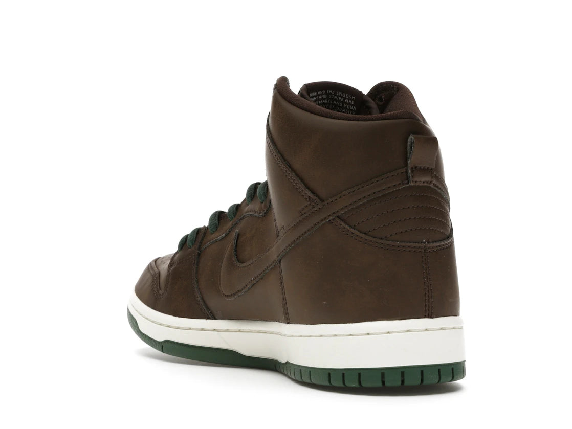 Nike SB Dunk High Baroque Brown Vegan Leather - vue secondaire B