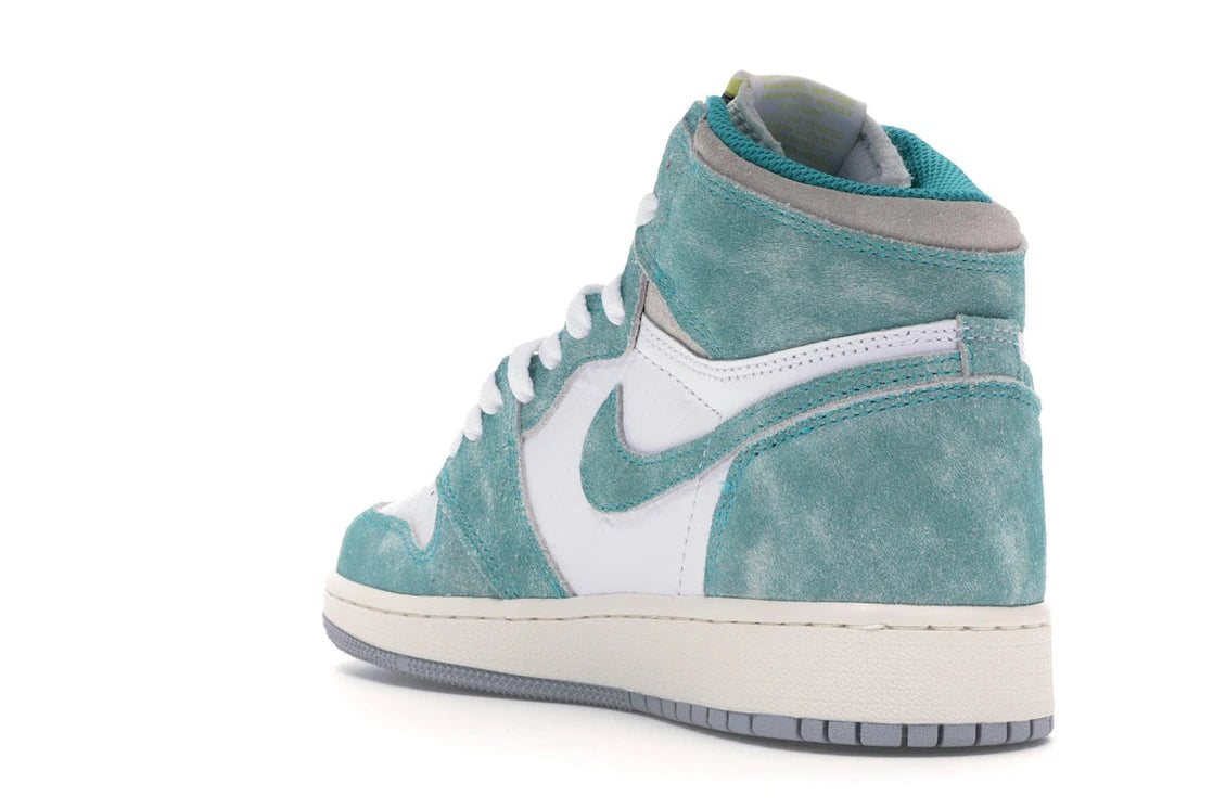 Jordan 1 Retro High Turbo Green (GS) - vue secondaire B