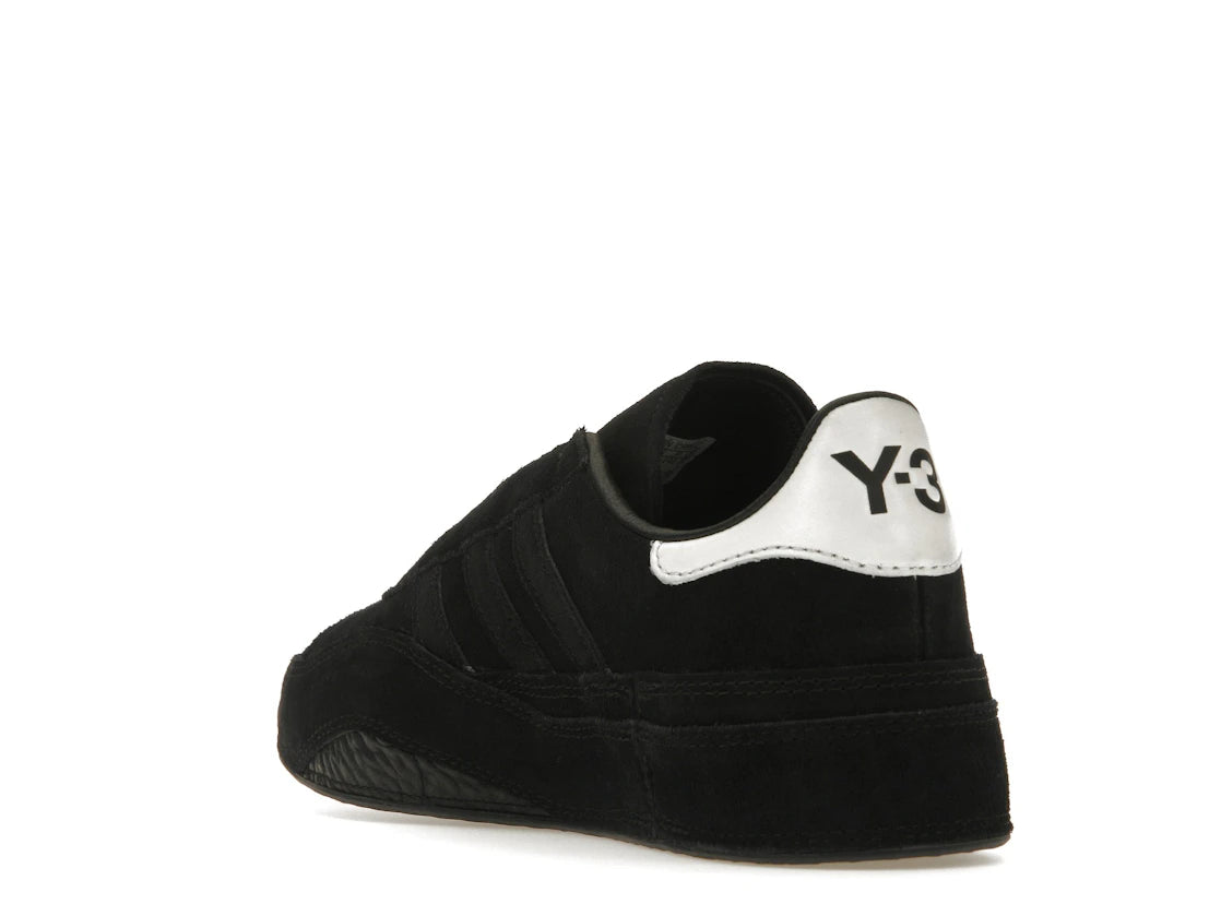 adidas Y-3 Gazelle Schwarz Weiß - vue secondaire B