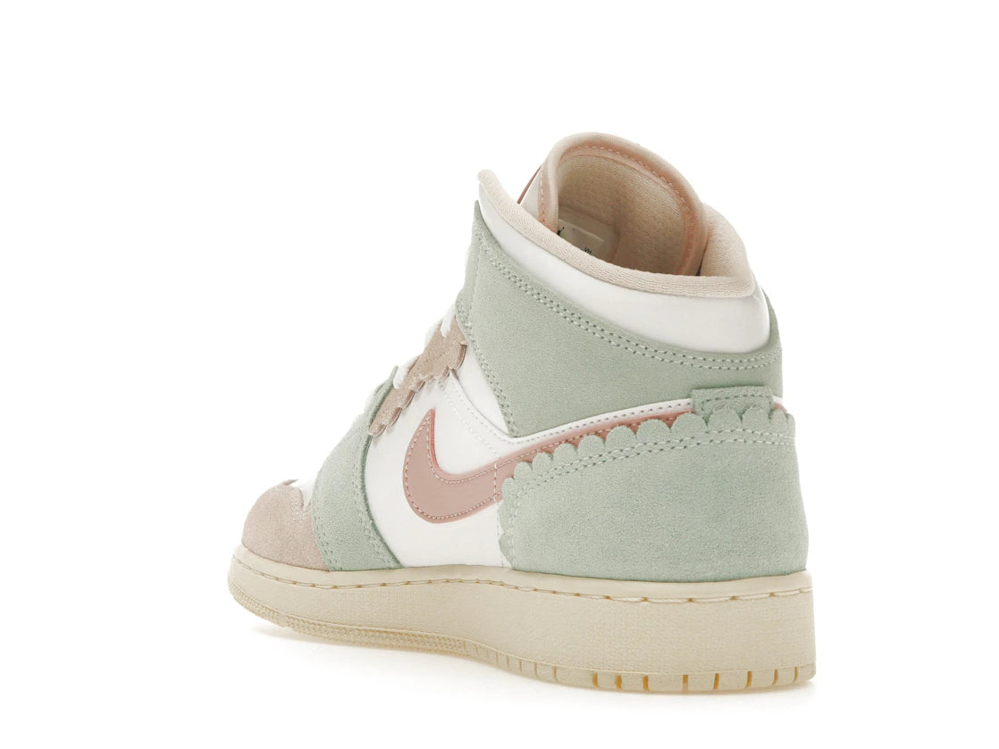 Jordan 1 Mid SE Pink Oxford (GS) - vue secondaire B