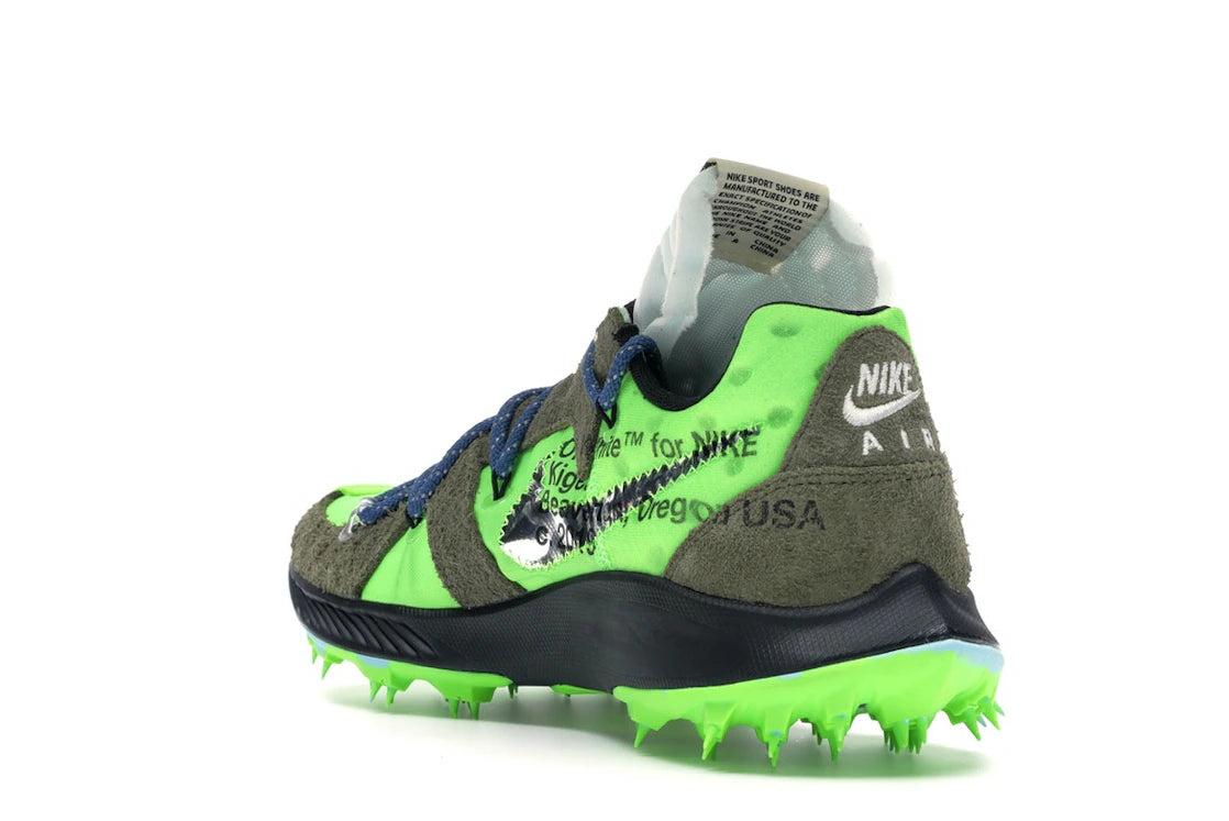 Nike Zoom Terra Kiger 5 OFF-WHITE Electric Green (Women's) - vue secondaire B