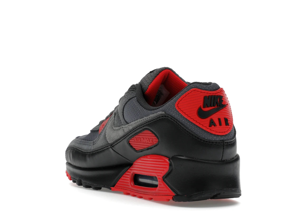 Nike Air Max 90 Smoke Gray Fire Red - vue secondaire B