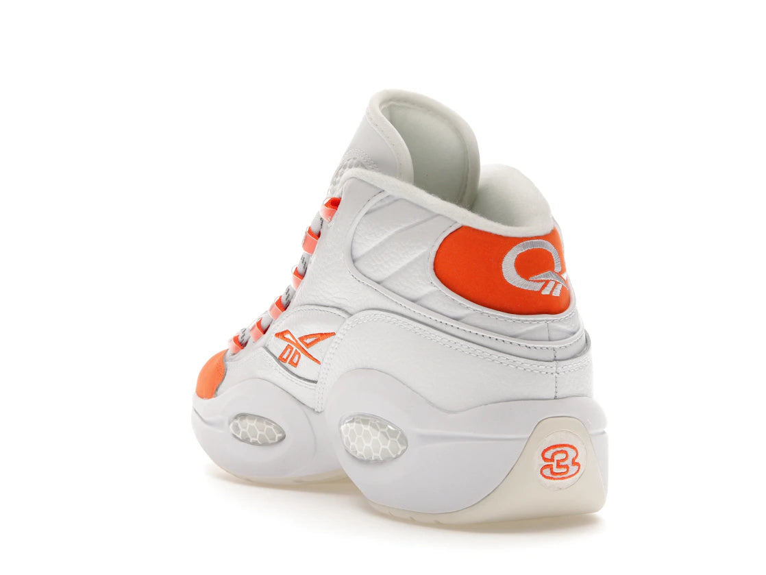 Reebok Question Mid Orange Toe - vue secondaire B