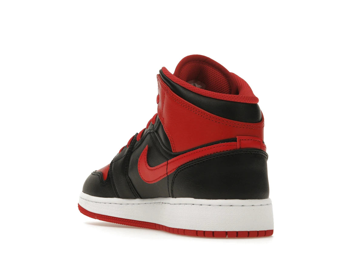 Jordan 1 Mid Alternate Bred (2022) (GS) - vue secondaire B