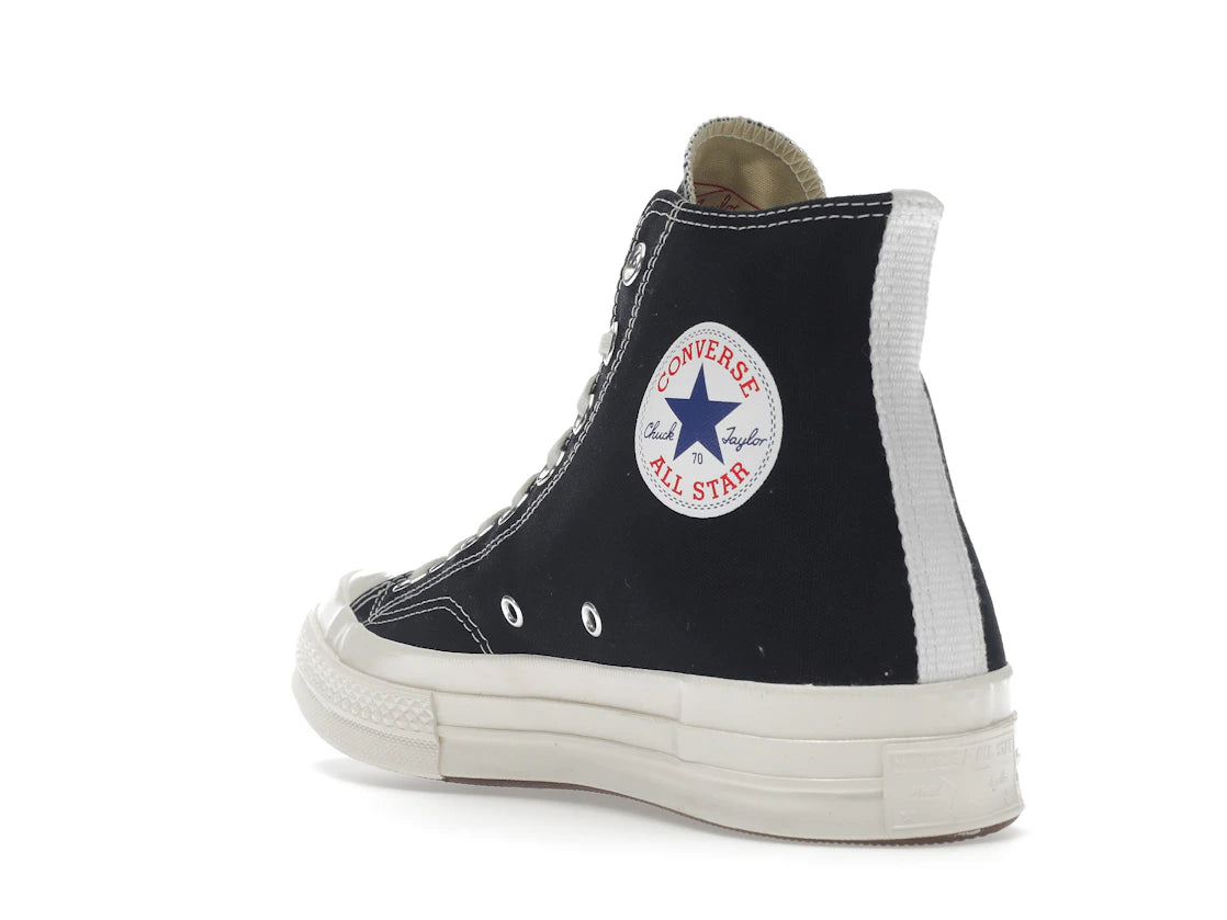 Converse Chuck Taylor All Star 70 Hi Comme des Garcons PLAY Black - vue secondaire B