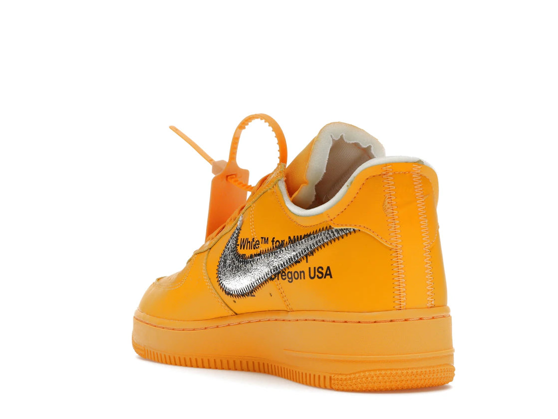 Nike Air Force 1 Low Off-White ICA University Gold - vue secondaire B