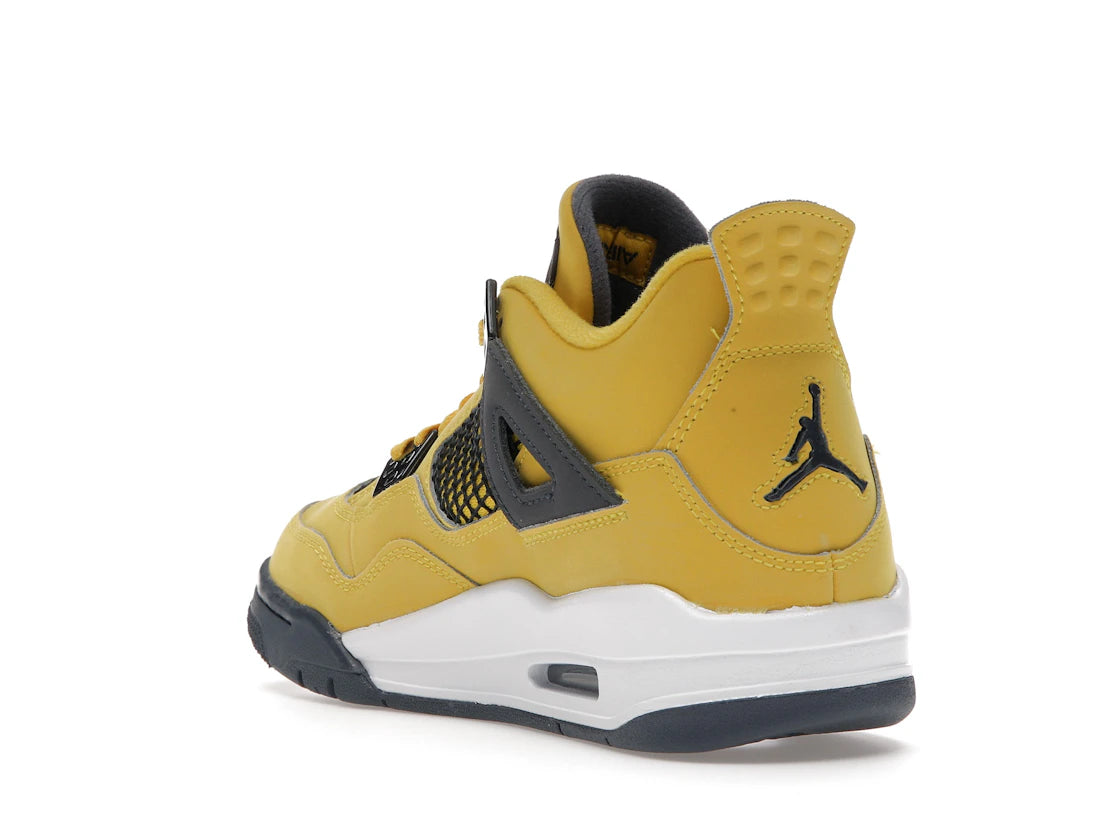 Jordan 4 Retro Lightning (2021) (GS) - vue secondaire B