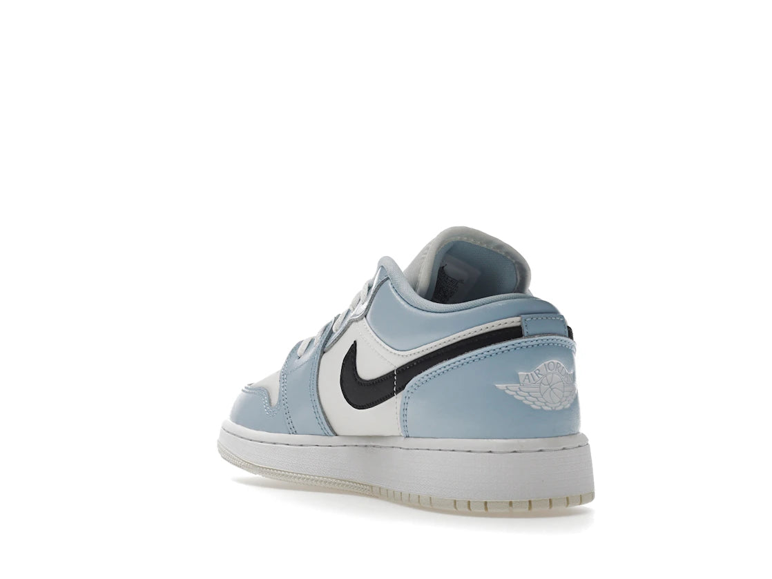 Jordan 1 Low Ice Blue Black (GS) - vue secondaire B