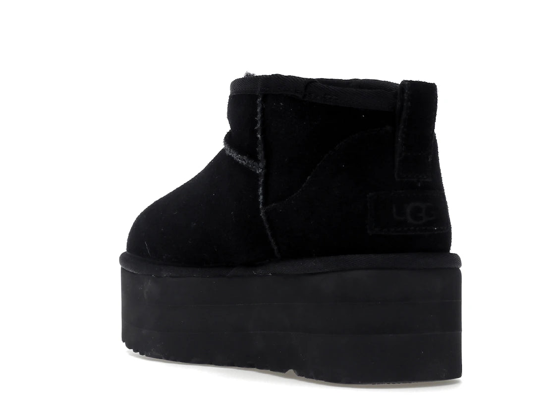 UGG Classic Ultra Mini Plateau-Stiefel Schwarz (Damen) - vue secondaire B