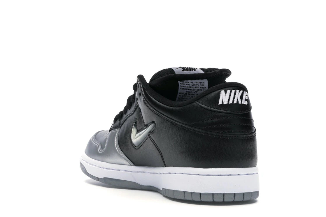 Nike SB Dunk Low Supreme Jewel Swoosh Silver - vue secondaire B
