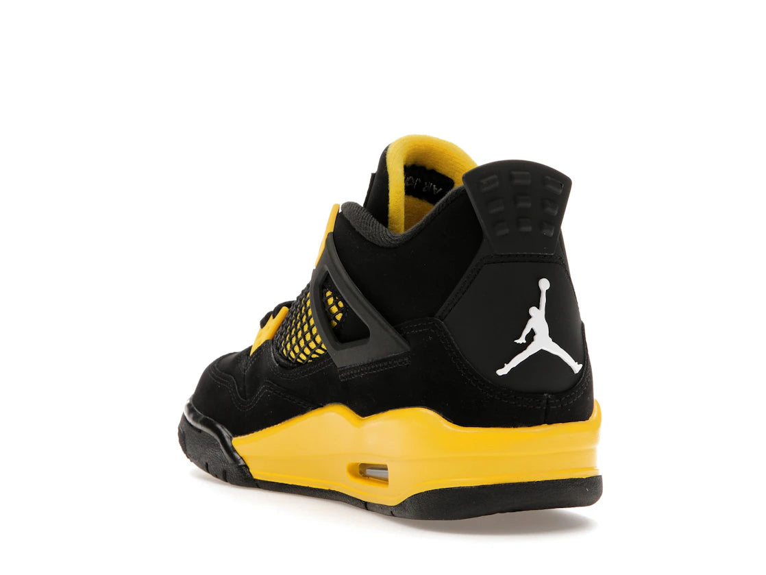 Jordan 4 Retro Thunder (2023) (GS) - vue secondaire B
