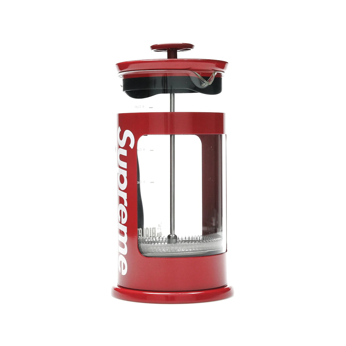 Supreme Bialetti 8-Tassen-French-Press-Kaffeemaschine, Rot - vue secondaire B