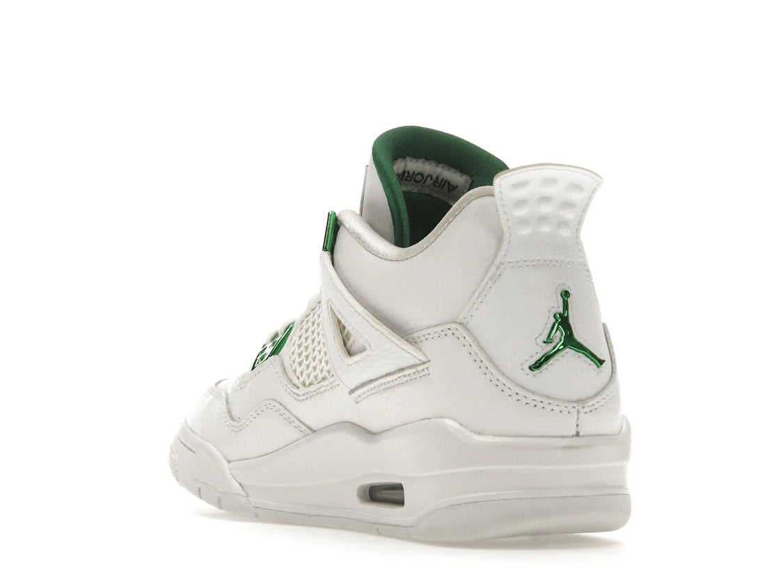 Jordan 4 Retro Metallic Green (GS) - vue secondaire B