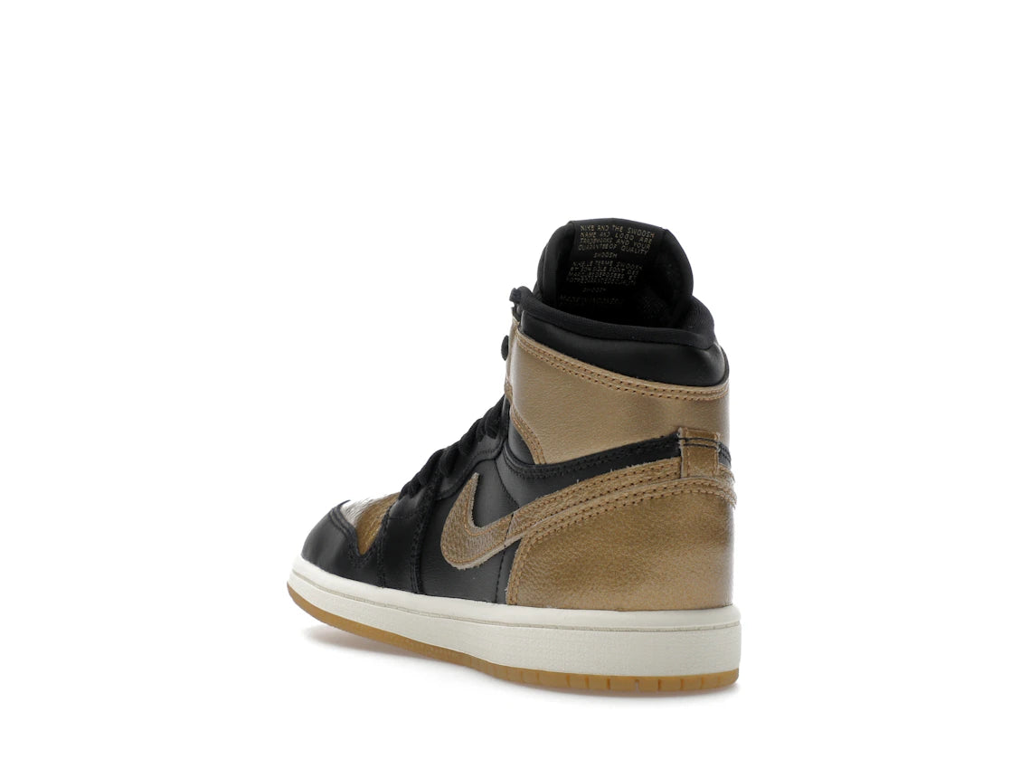 Jordan 1 Retro High OG Black Metallic Gold (PS) - vue secondaire B