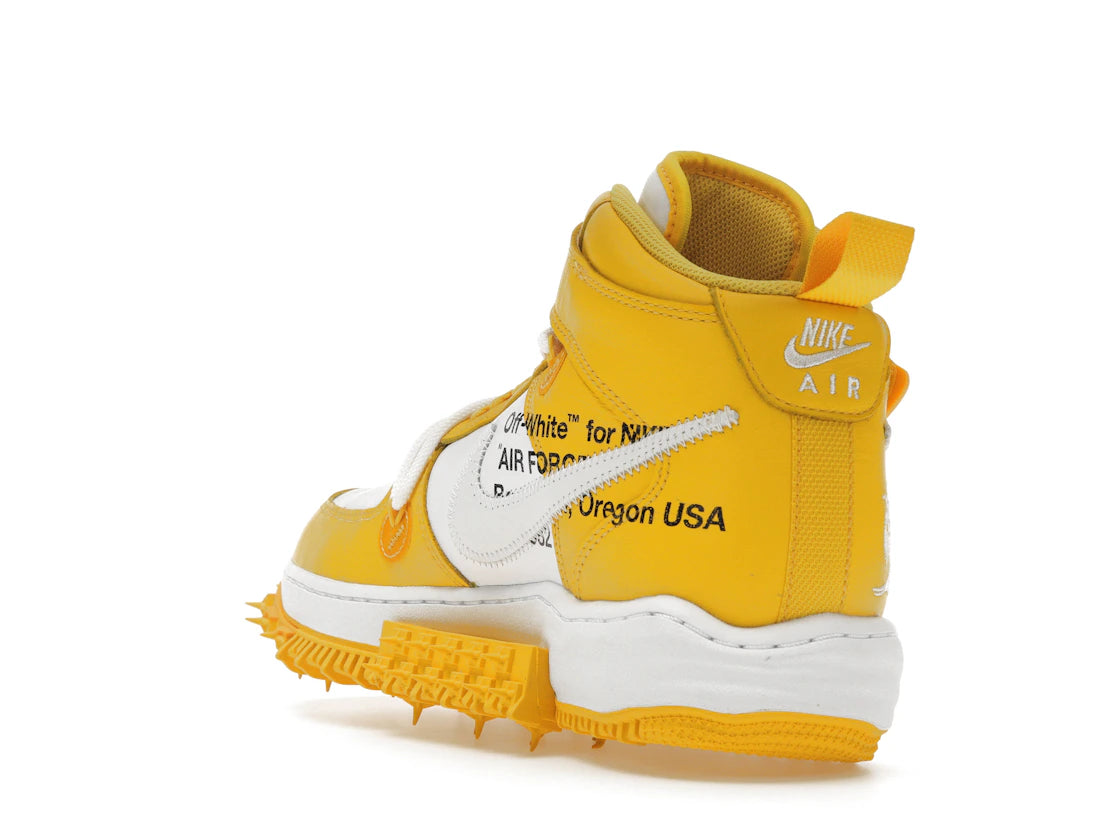 Nike Air Force 1 Mid SP Off-White Varsity Maize - vue secondaire B