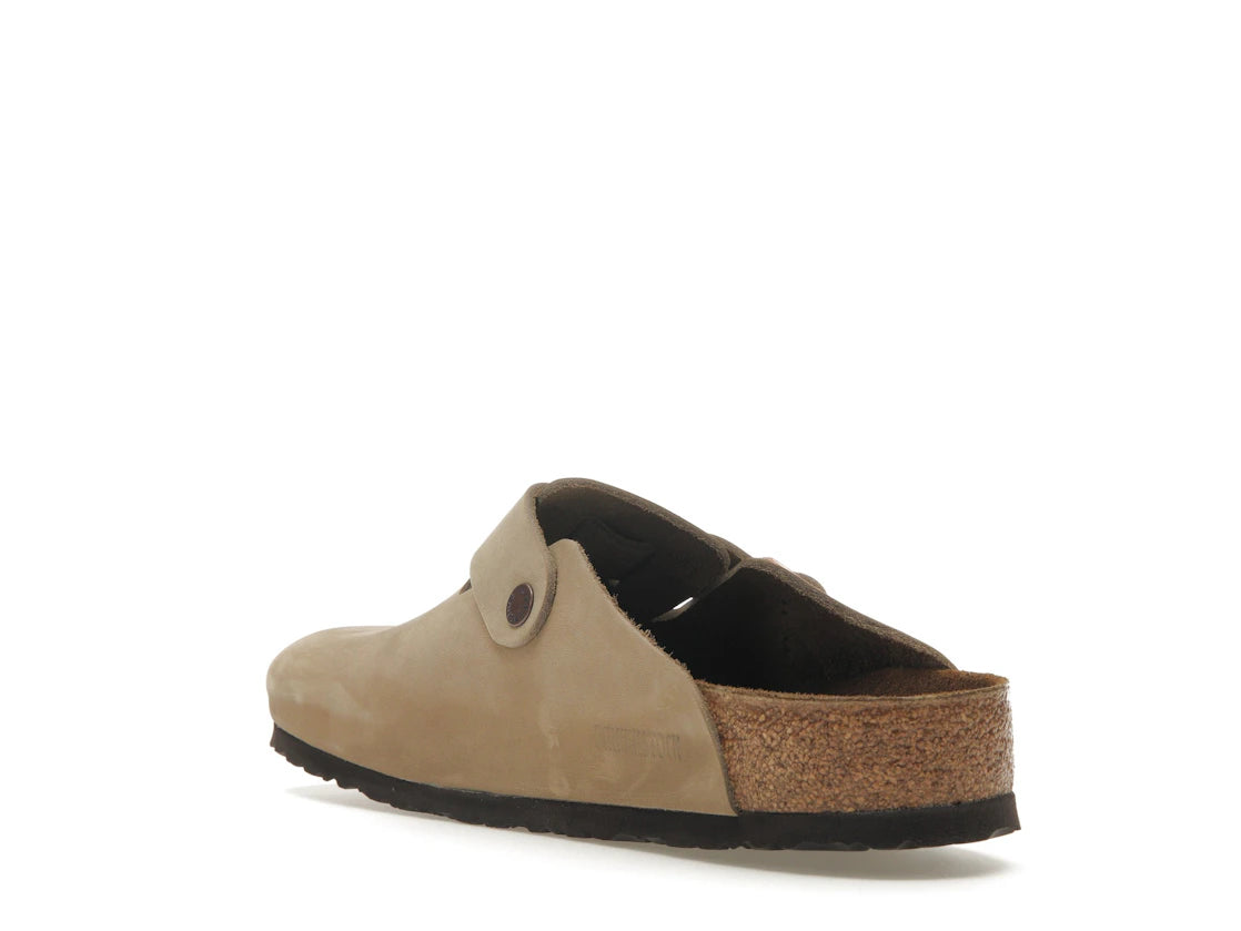 Birkenstock Boston Oiled Leather Tobacco Brown - vue secondaire B