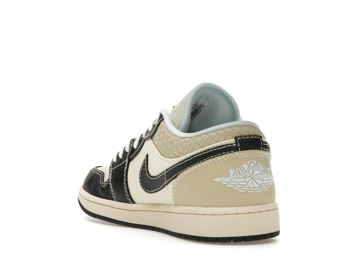 Jordan 1 Low SE Coconut Milk Black Muslin - vue secondaire B