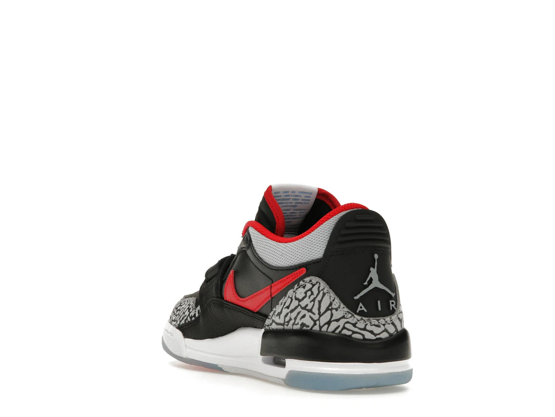 Jordan Legacy 312 Low Black Valor Blue (GS) - vue secondaire B