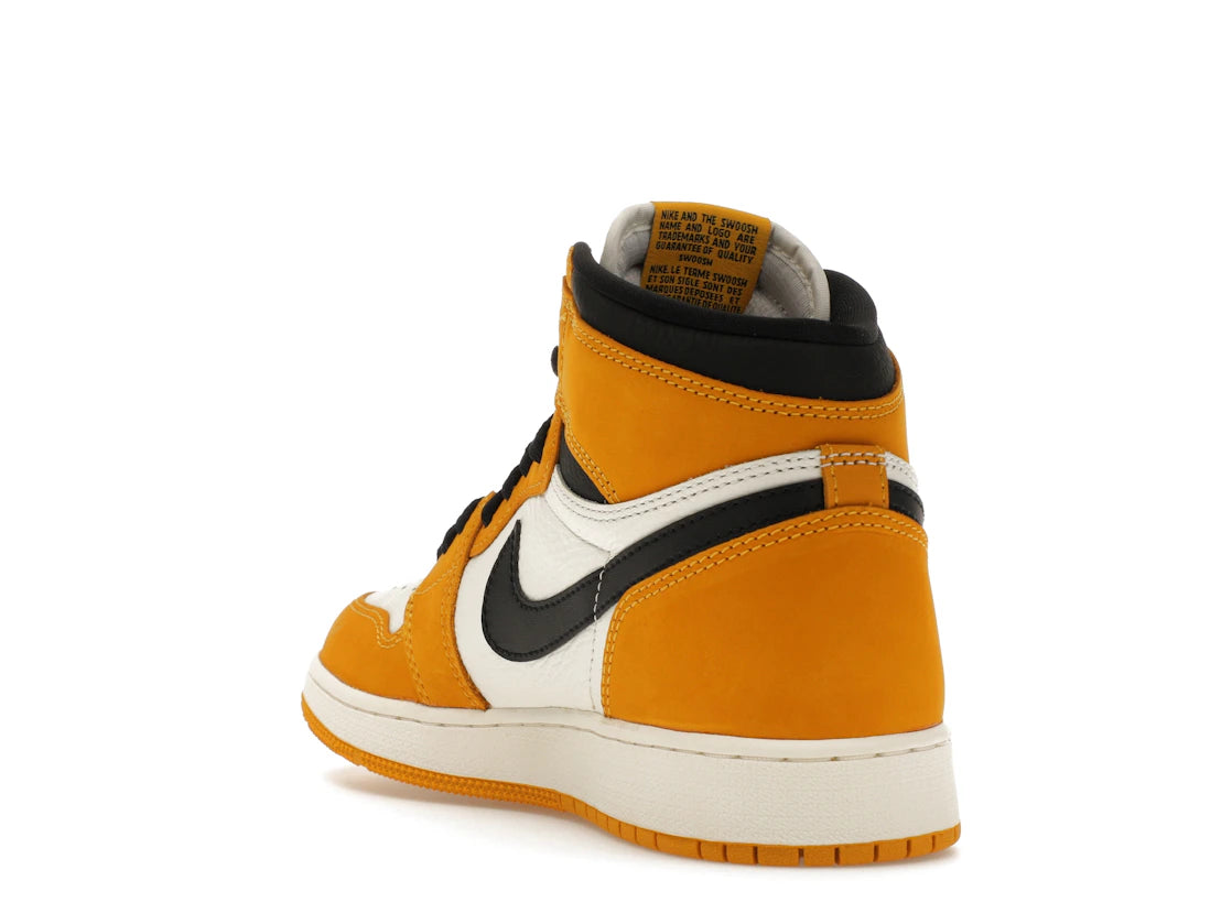 Jordan 1 Retro High OG Yellow Ochre (GS) - vue secondaire B
