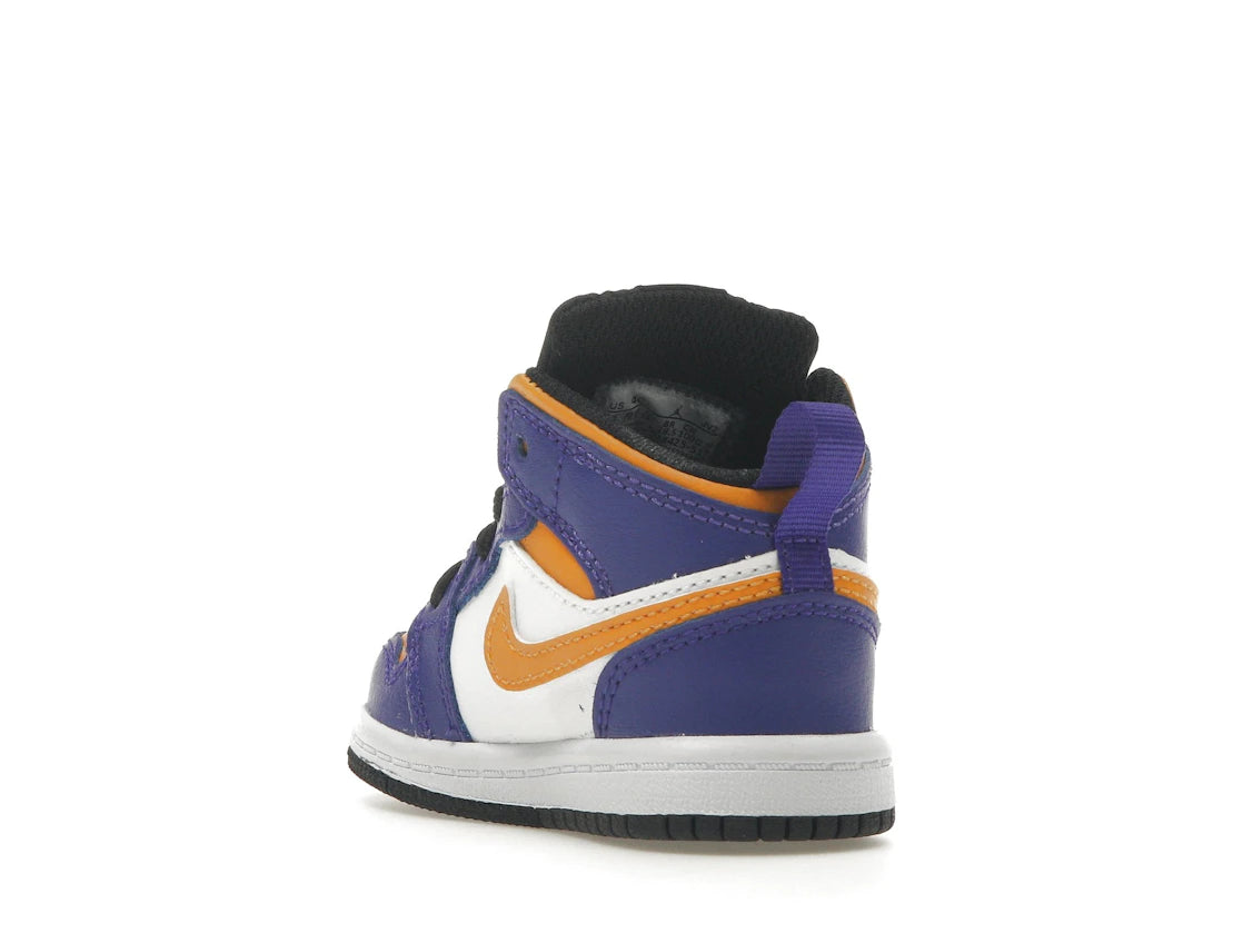 Jordan 1 Mid Lakers (2022) (TD) - vue secondaire B