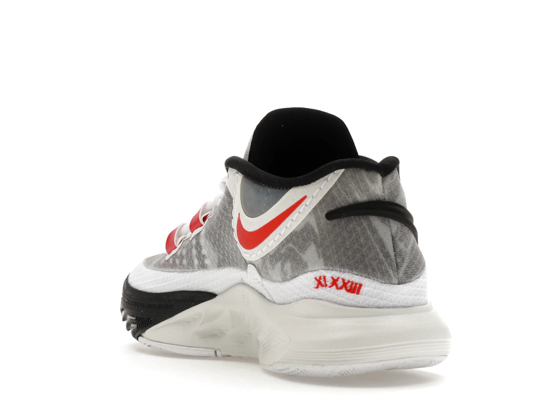 Nike Kyrie 8 White University Red - vue secondaire B