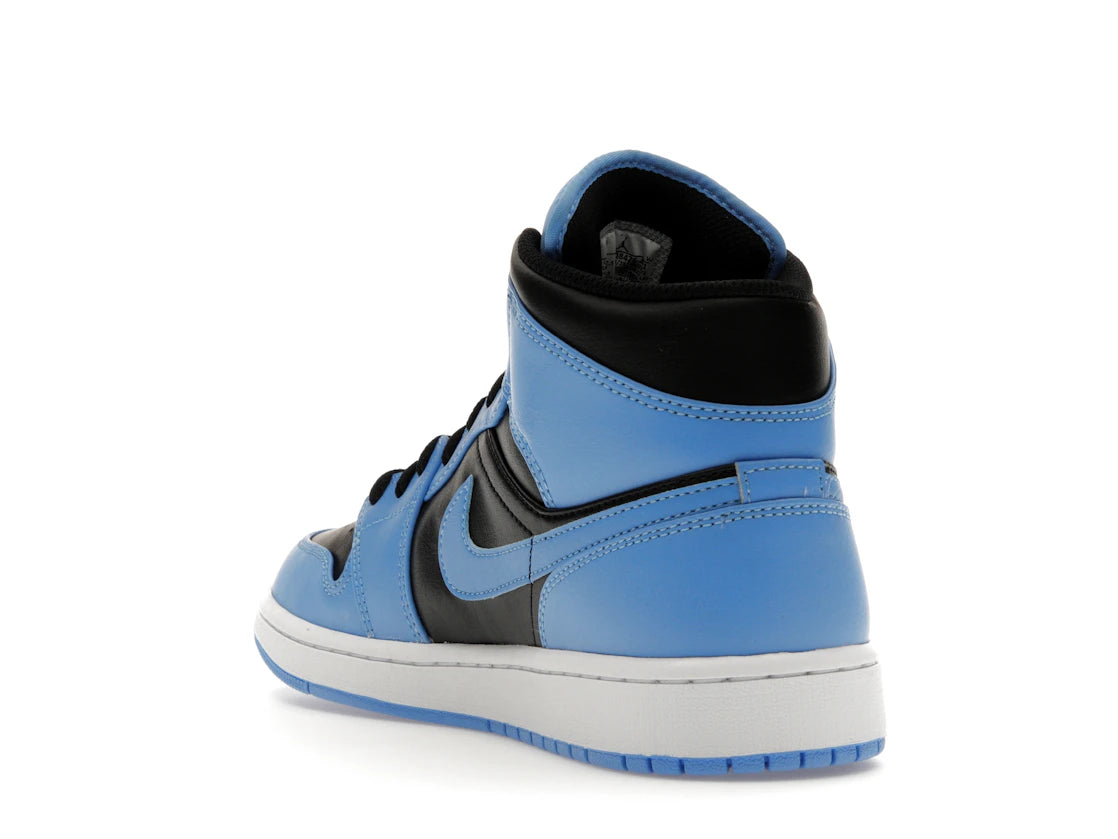 Jordan 1 Mid University Blue Black - vue secondaire B