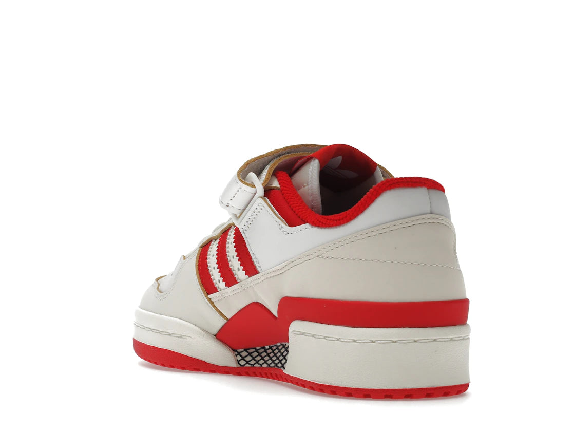 adidas Forum 84 Low Off White Vivid Red Footwear White (Women's) - vue secondaire B