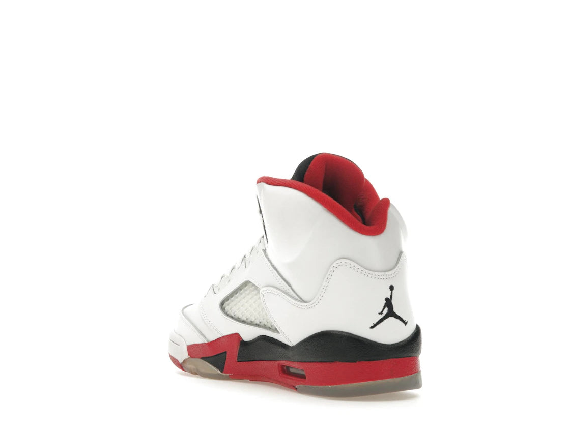 Jordan 5 Retro Fire Red Black Tongue (2013) (GS) - vue secondaire B