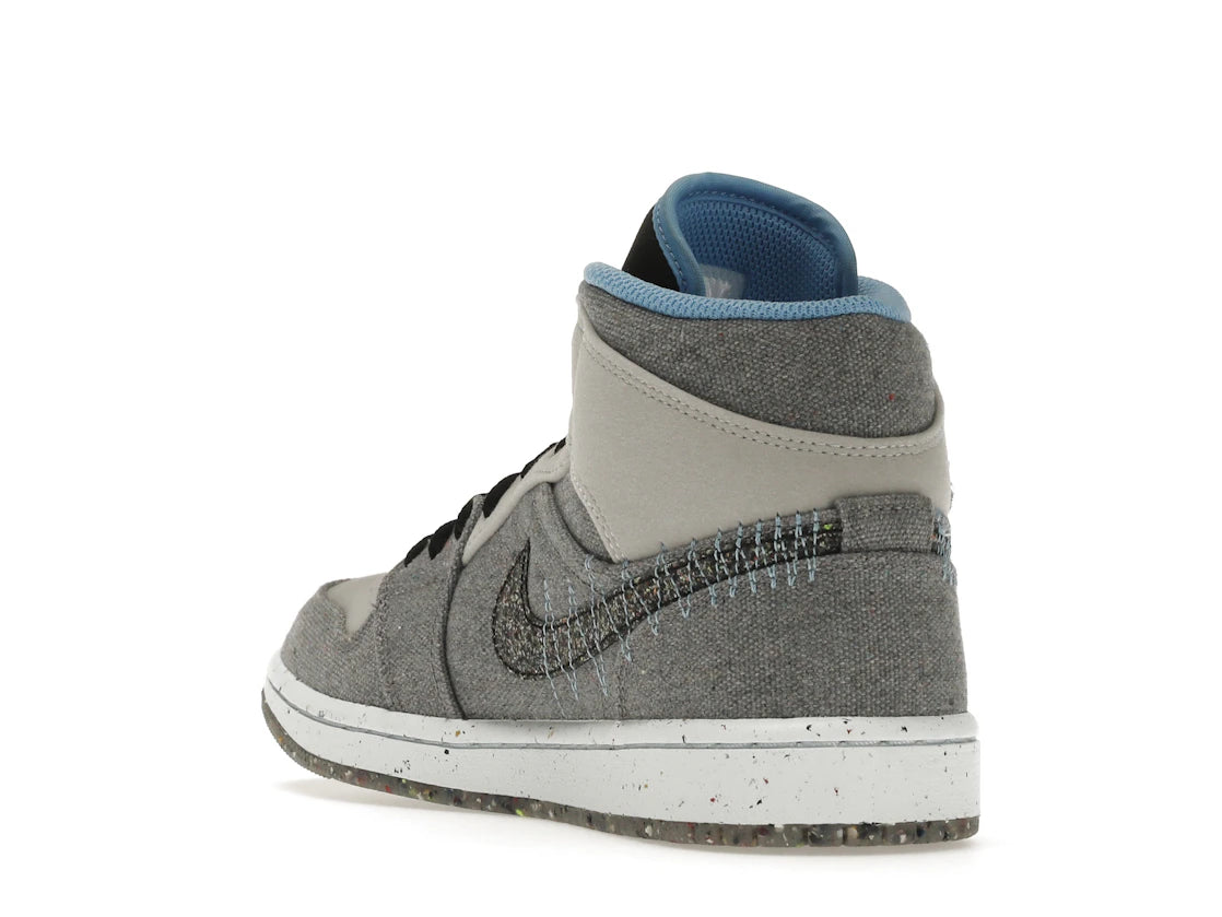 Jordan 1 Mid Crater Gray University Blue - vue secondaire B