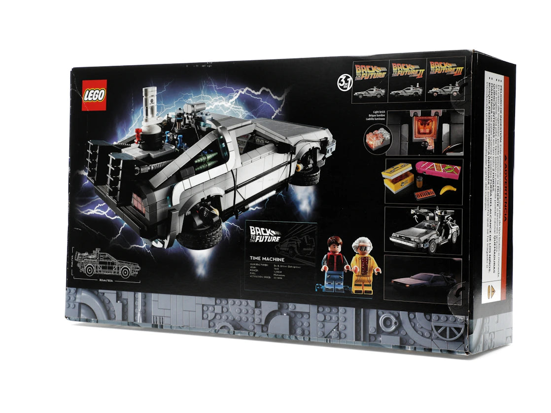 LEGO Back to the Future Delorean Time Machine Set 10300 - vue secondaire B
