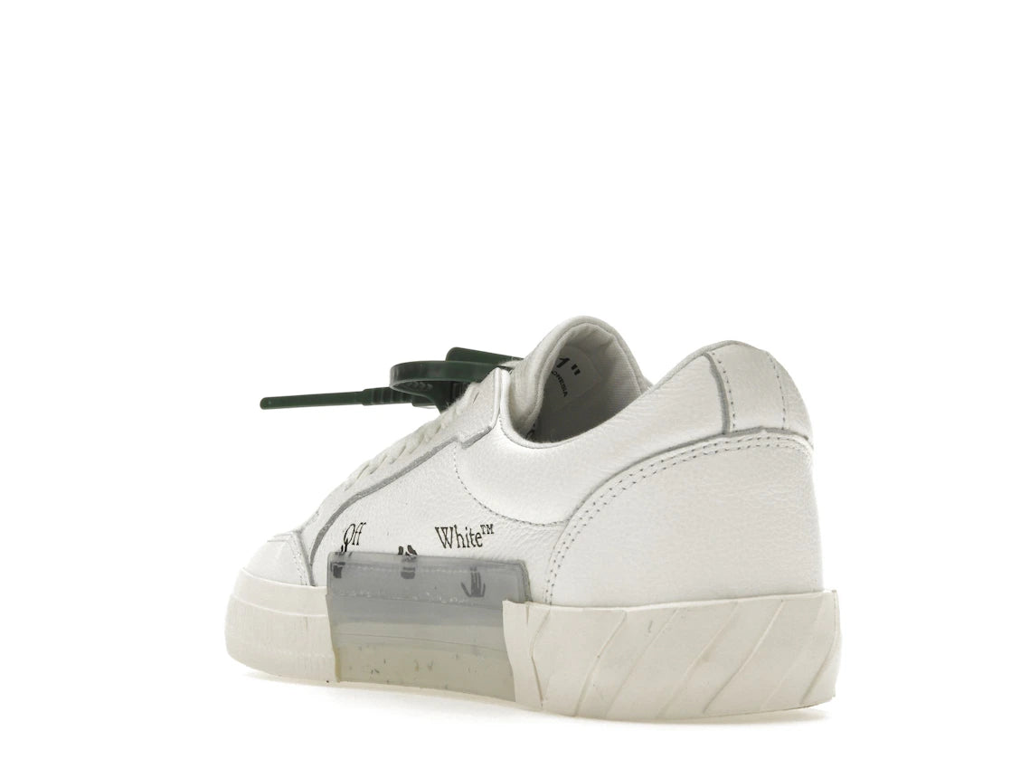 OFF-WHITE Vulc Low Leather White White SS22 - vue secondaire B