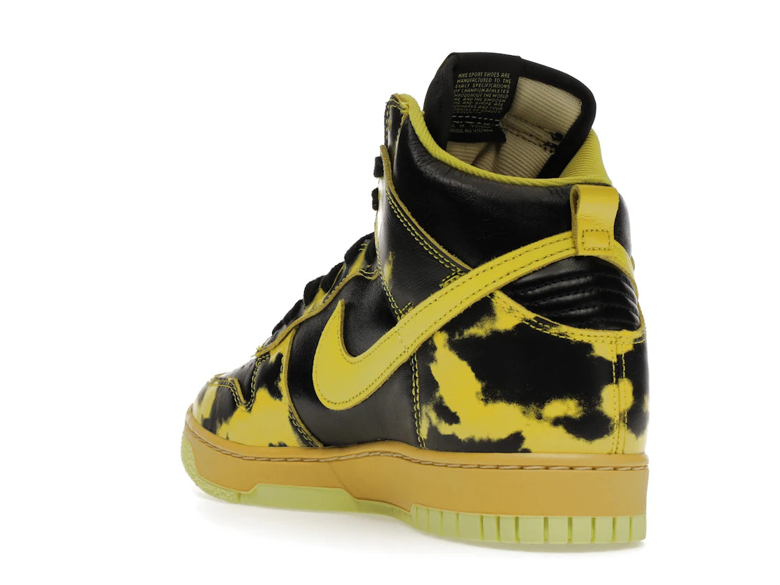 Nike Dunk High 1985 SP Yellow Acid Wash - vue secondaire B