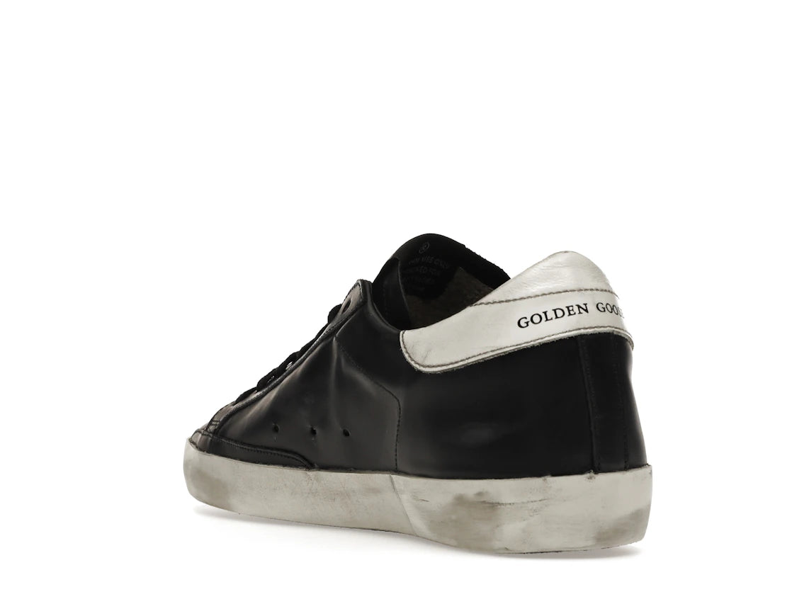 Golden Goose Super-Star Black White Leather - vue secondaire B