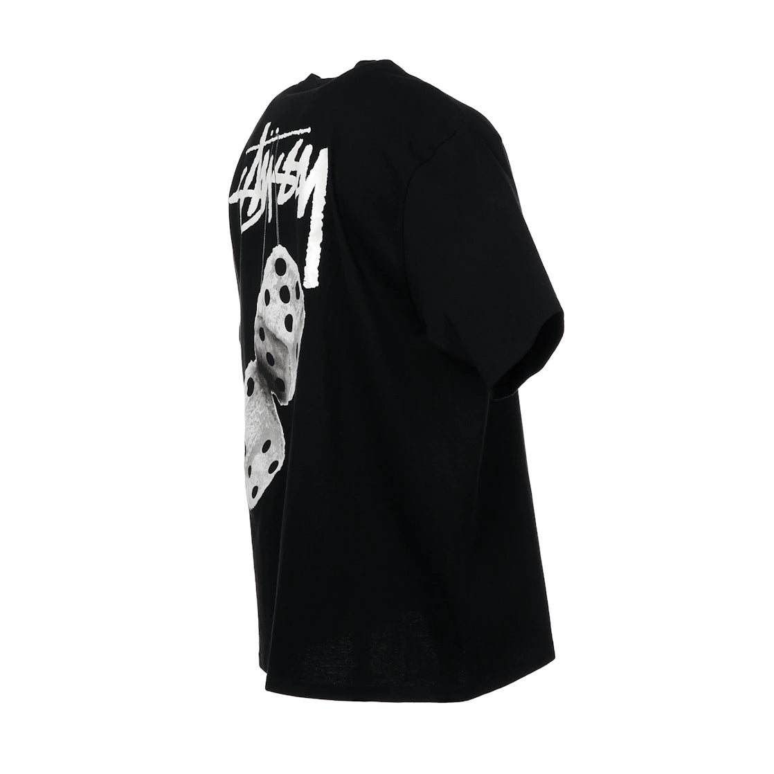 Stussy Fuzzy Dice Tee Black - vue secondaire B