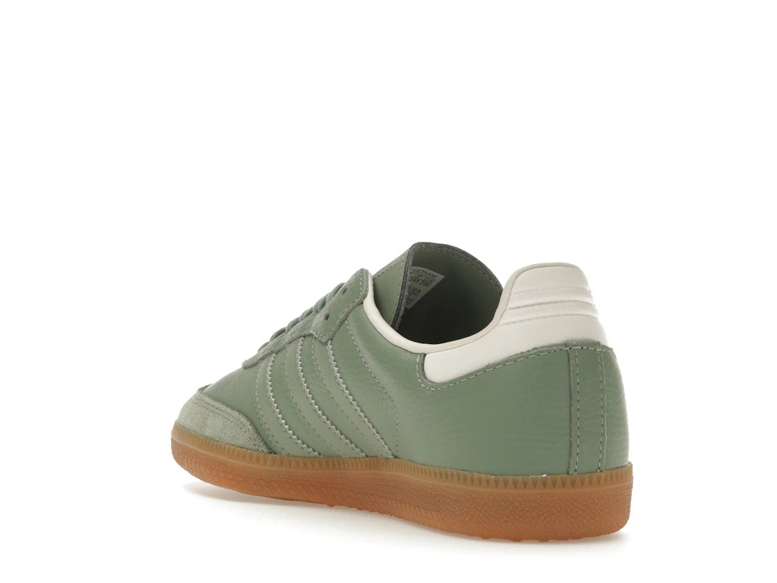 adidas Samba OG Silber Grün (Damen) - vue secondaire B