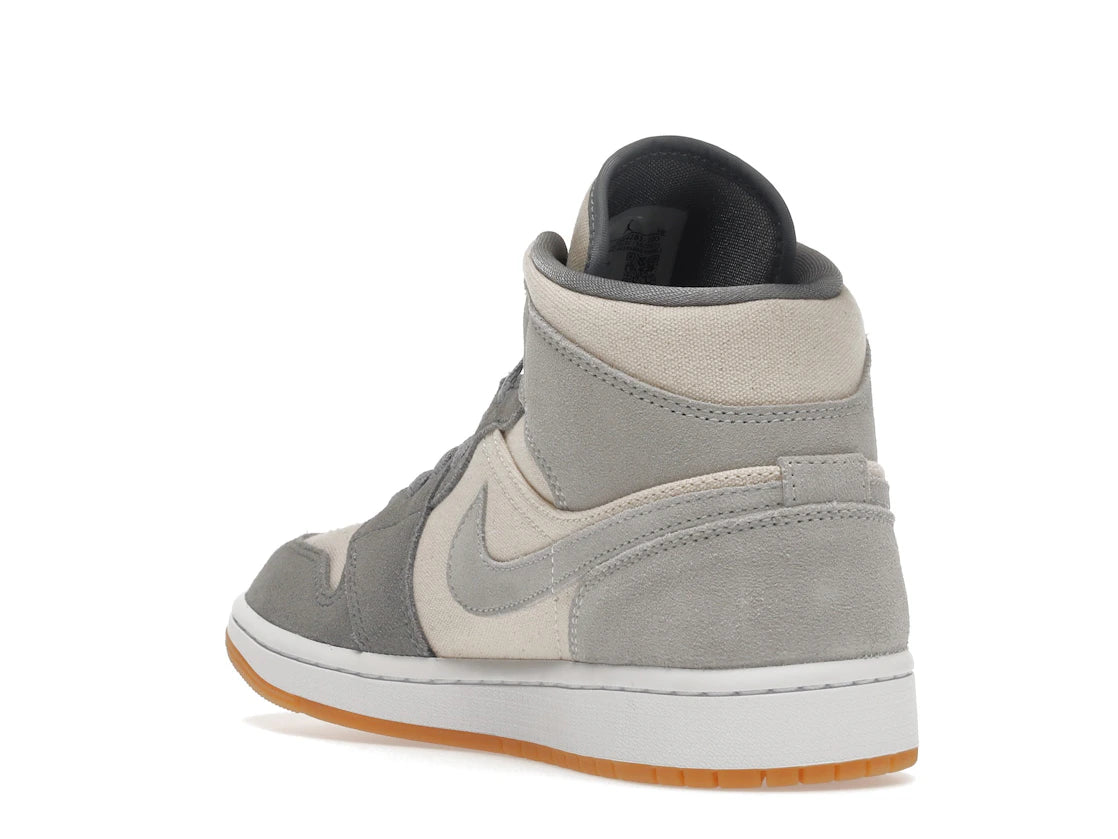 Jordan 1 Mid SE Kokosmilch-Partikelgrau - vue secondaire B