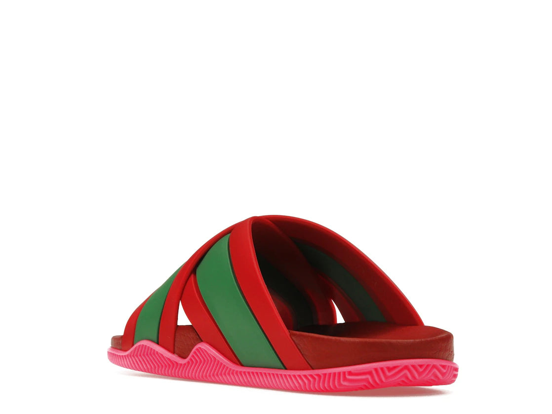 Gucci Web Slide Pink Rubber (Women's) - vue secondaire B